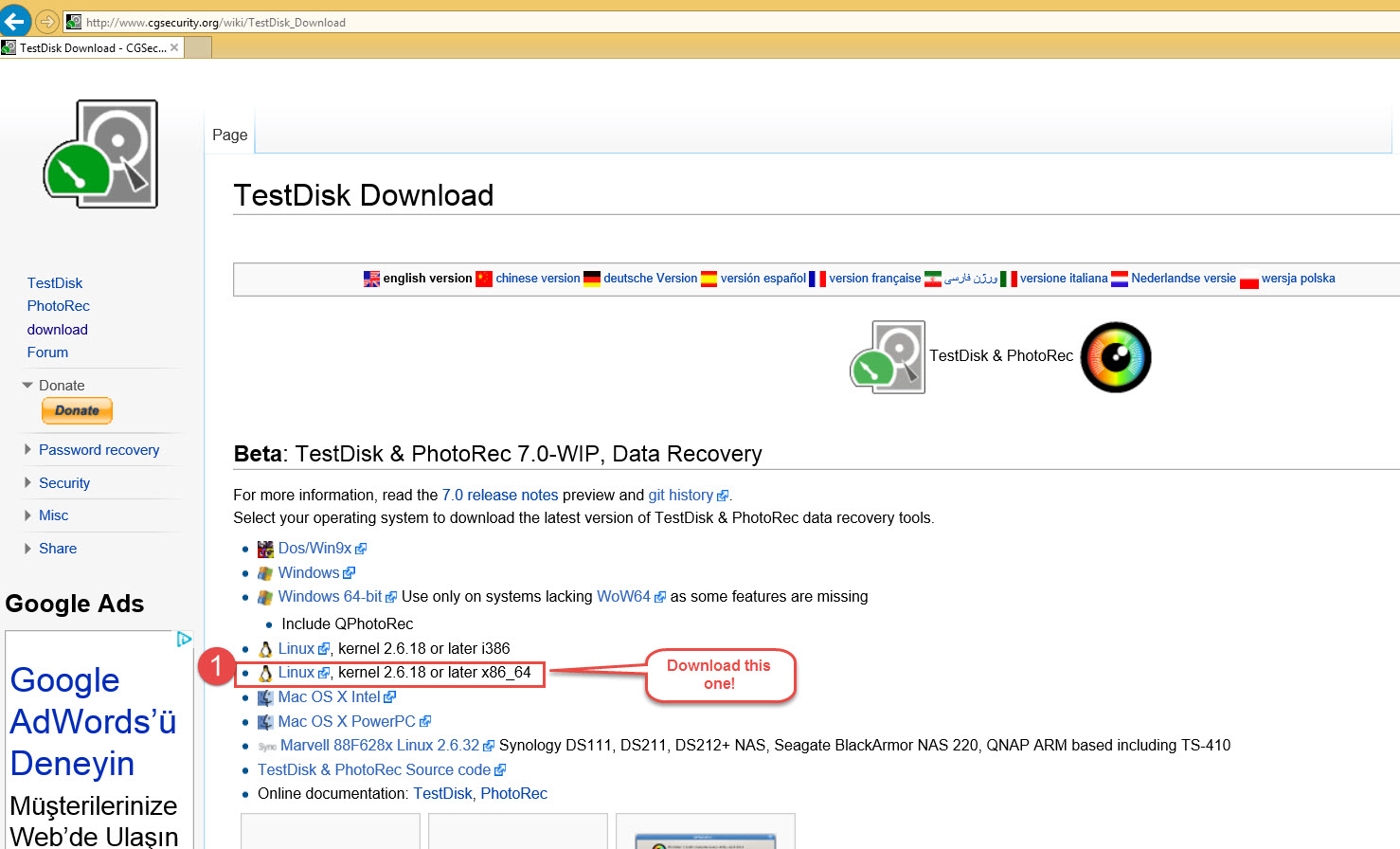 testdisk copy files to another drive